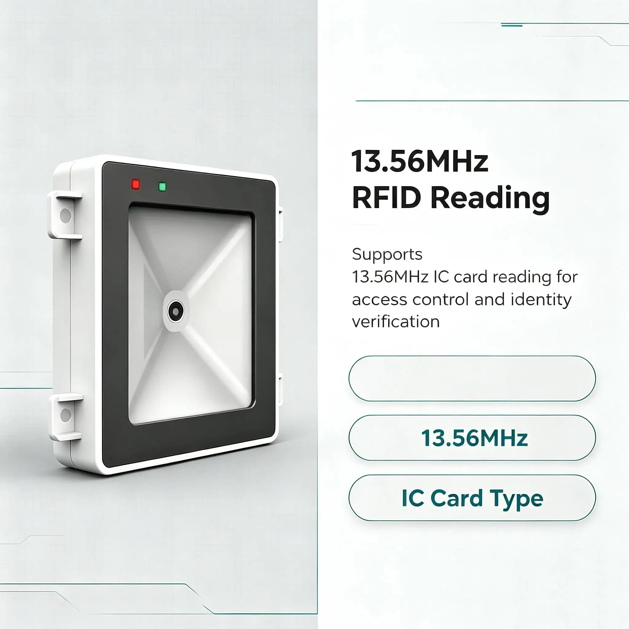 Embedded QR & Barcode Reader Module IC Card Reader Wiegand 26/34 RS232 RS485 USB TTL Interface for Access Control