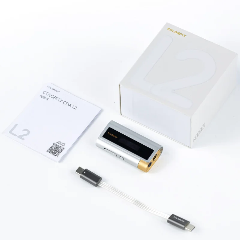 COLORFLY L2 USB DAC アンプ PCM 32 ビット/768KHZ DSD512 ES9039Q2M 3.5 ミリメートル 4.4 ミリメートルボリュームメモリ同軸出力ヘッドフォンアンプ