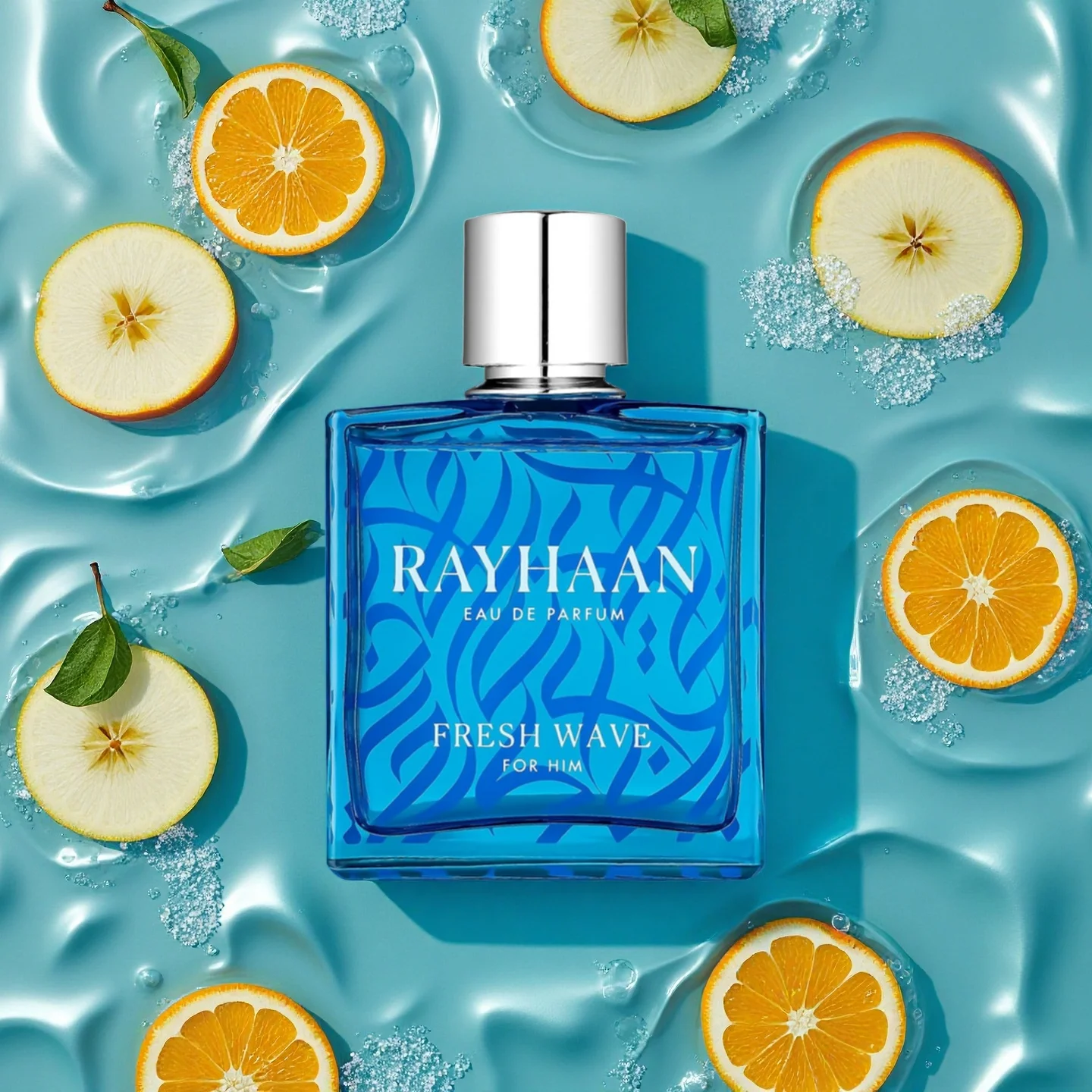 

RayHaan Fresh Wave Парфюмерный спрей для мужчин, 3,4 унции, стойкий освежающий аромат цитрусовых, морской волны, повседневная одежда, одеколонный подарок