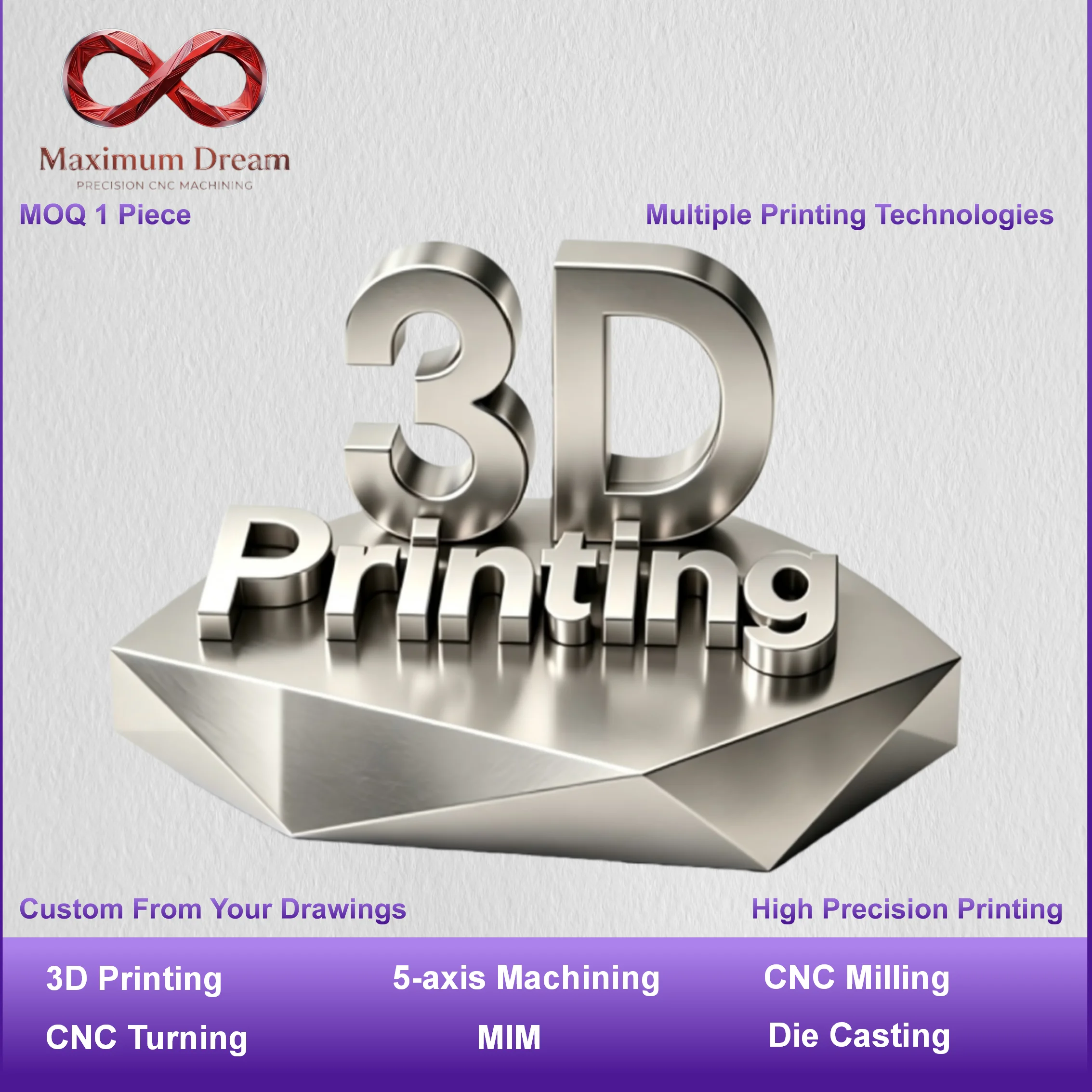 Industrial Laser Printing - SLM Metal 3D Baskı Özel Hizmeti,