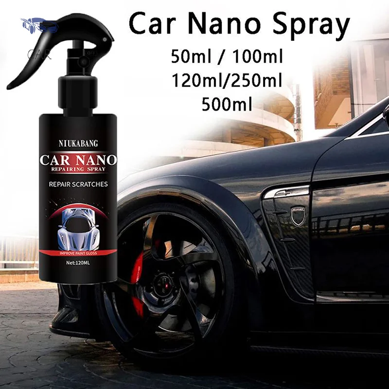 

Car Scratch Repair Nano Spray 50/100ml Anti Scratch Hydrophobic Polish Nano Coating Water Displacing Polishing Wax Car Accessori