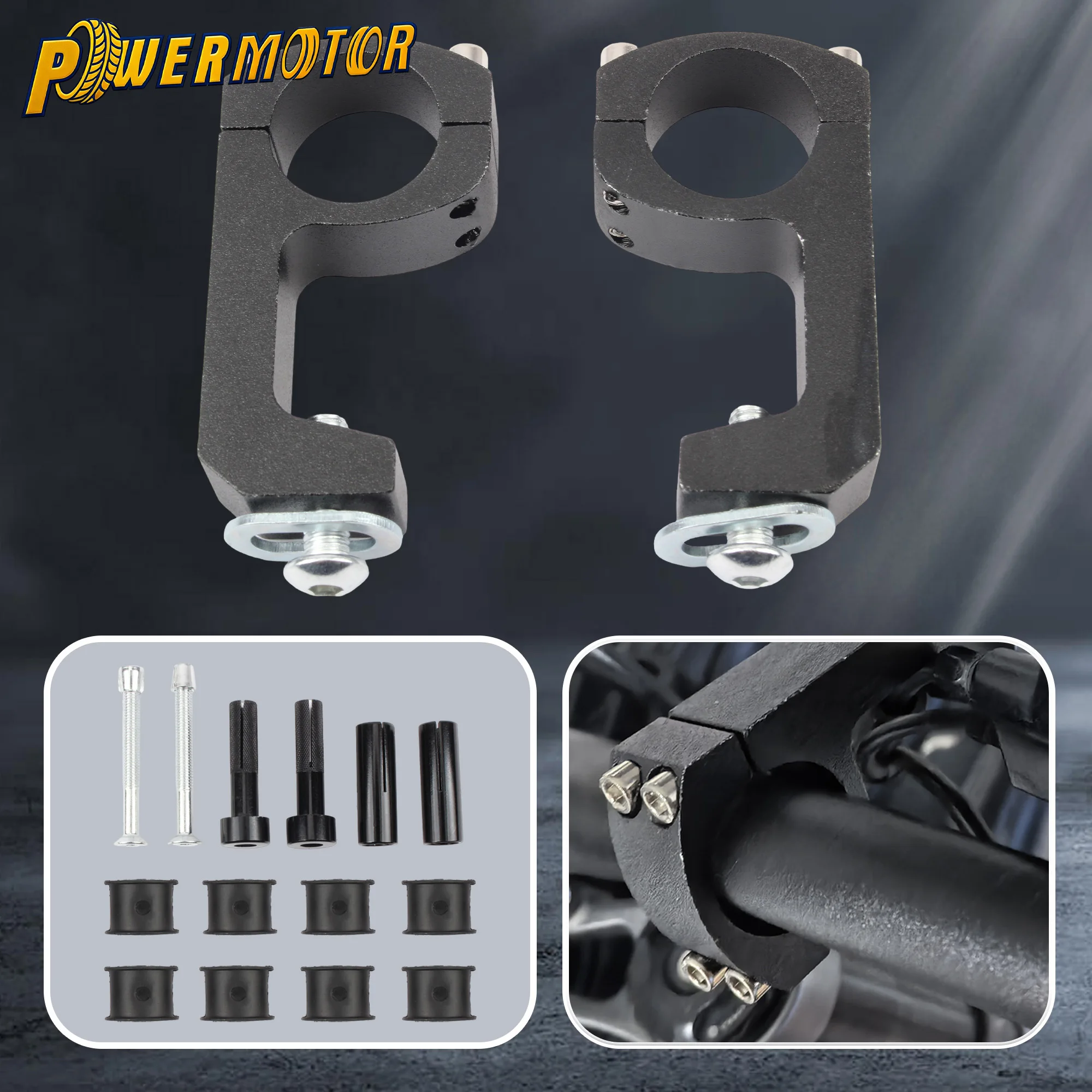 

Universal Motorcycle 22 28mm Hand Guard Bracket Falling Protection Mounting Holder Aluminum Accessories Dirt Pit Bike Motocross