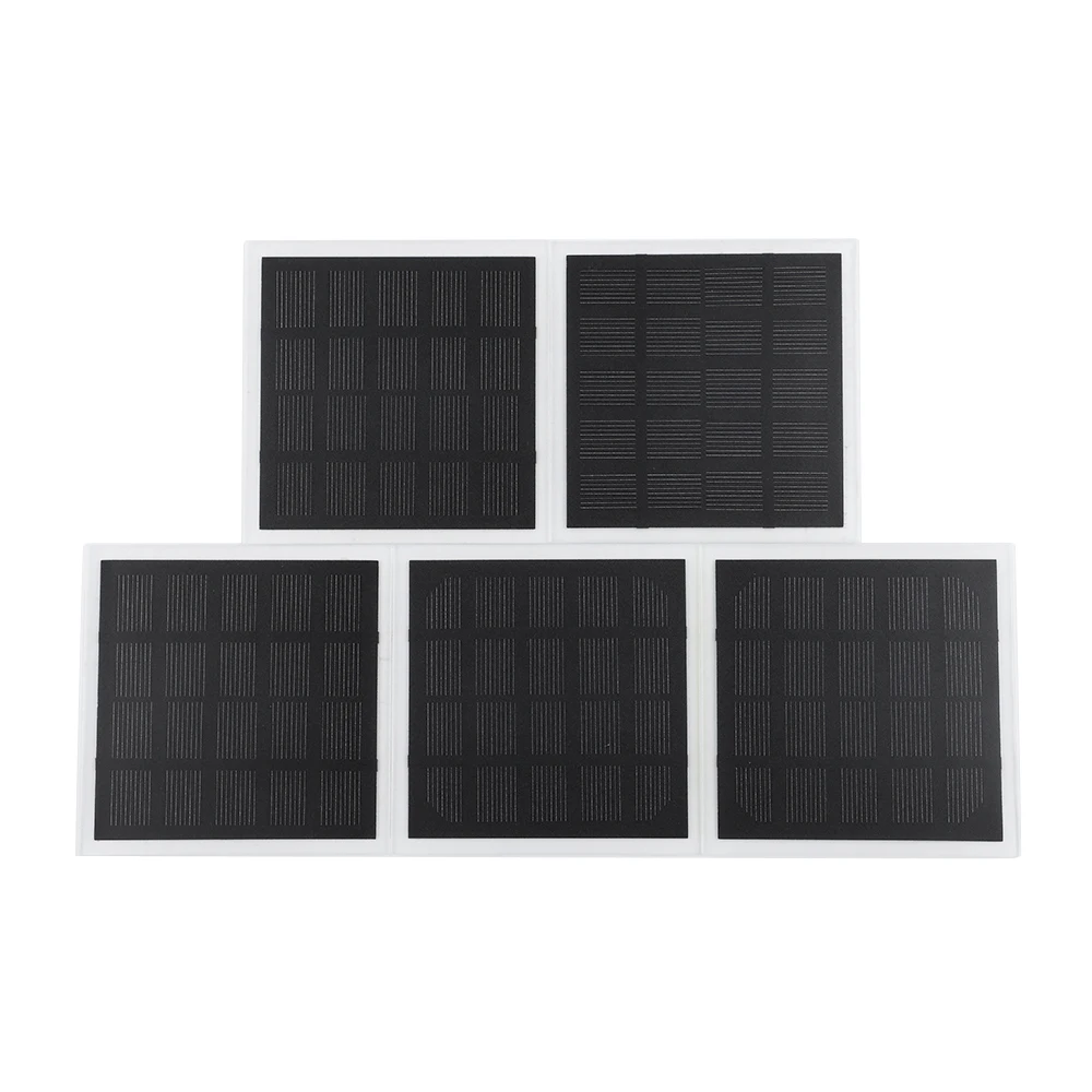 SUNYIMA 5 Pieces 5 V 1 W Mini Solar Cells 3.93 x 3.93 Inches for Solar Energy  Photovoltaic  DIY System Kits