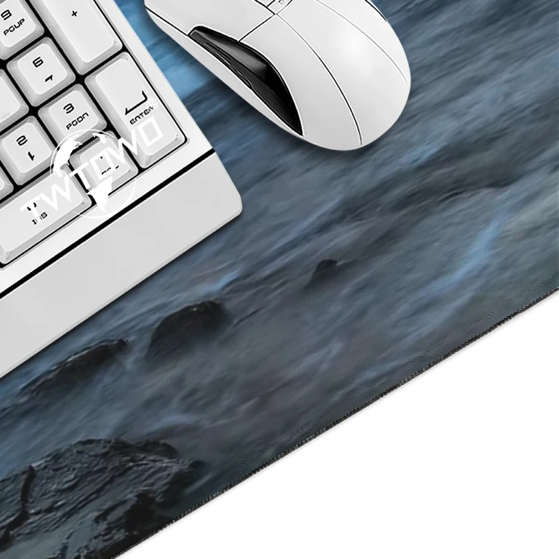 Natural Scenery Mouse Pad Gamer XL HD Large Computer Mousepad XXL Mechanical Keyboard Pad Carpet Soft Natural Rubber Mouse Mats
