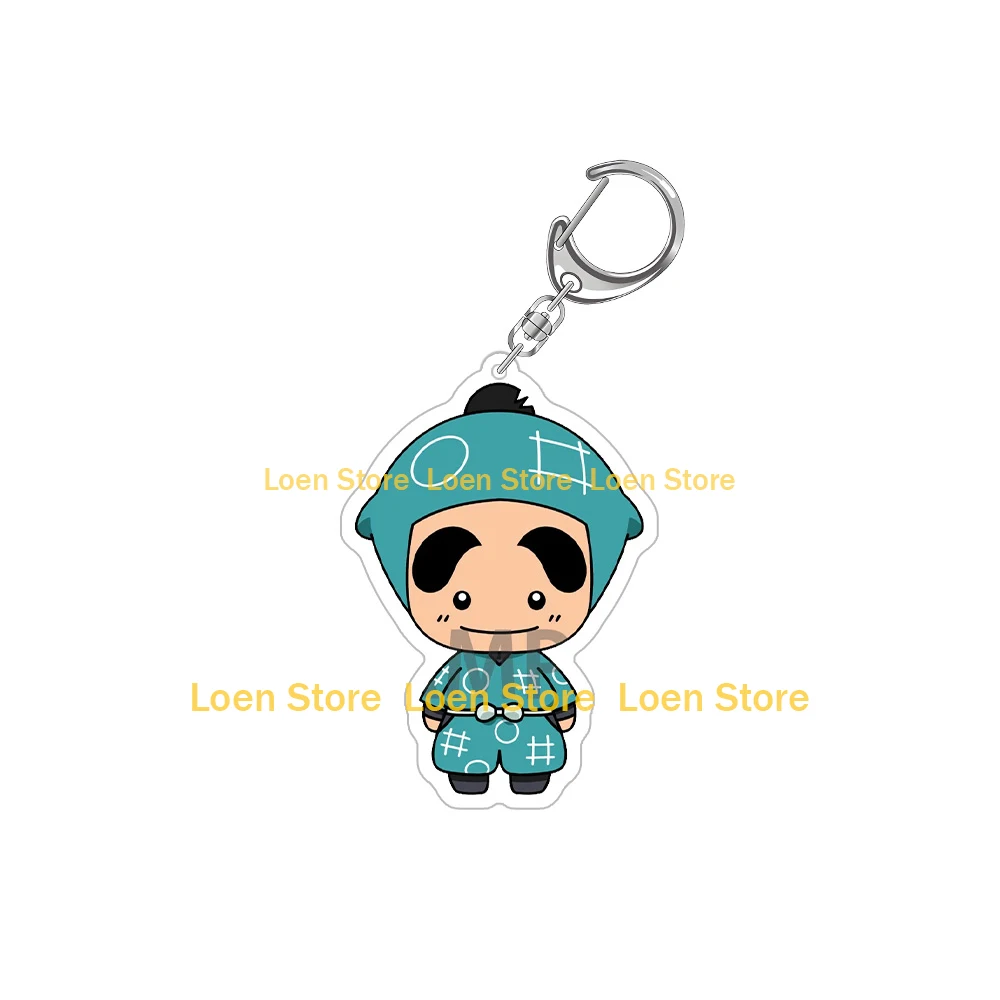 نينتاما رانتارو التميمة كيريمارو شينبي كوروكي ناناتسوماتسو توبي سينسي دوي سينسي تشيبي أنيمي سلسلة مفاتيح مصنوعة من الأكريليك حقيبة قلادة لعبة #4