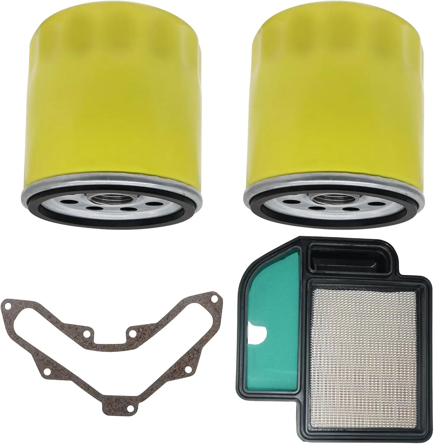 52 050 02-S Oil Filter with 20 083 02-S Air Filter for Kohler Courage 15 16 17 18 19 20 21 22 HP YTH21K46 YTH20K46 Engines KH-20
