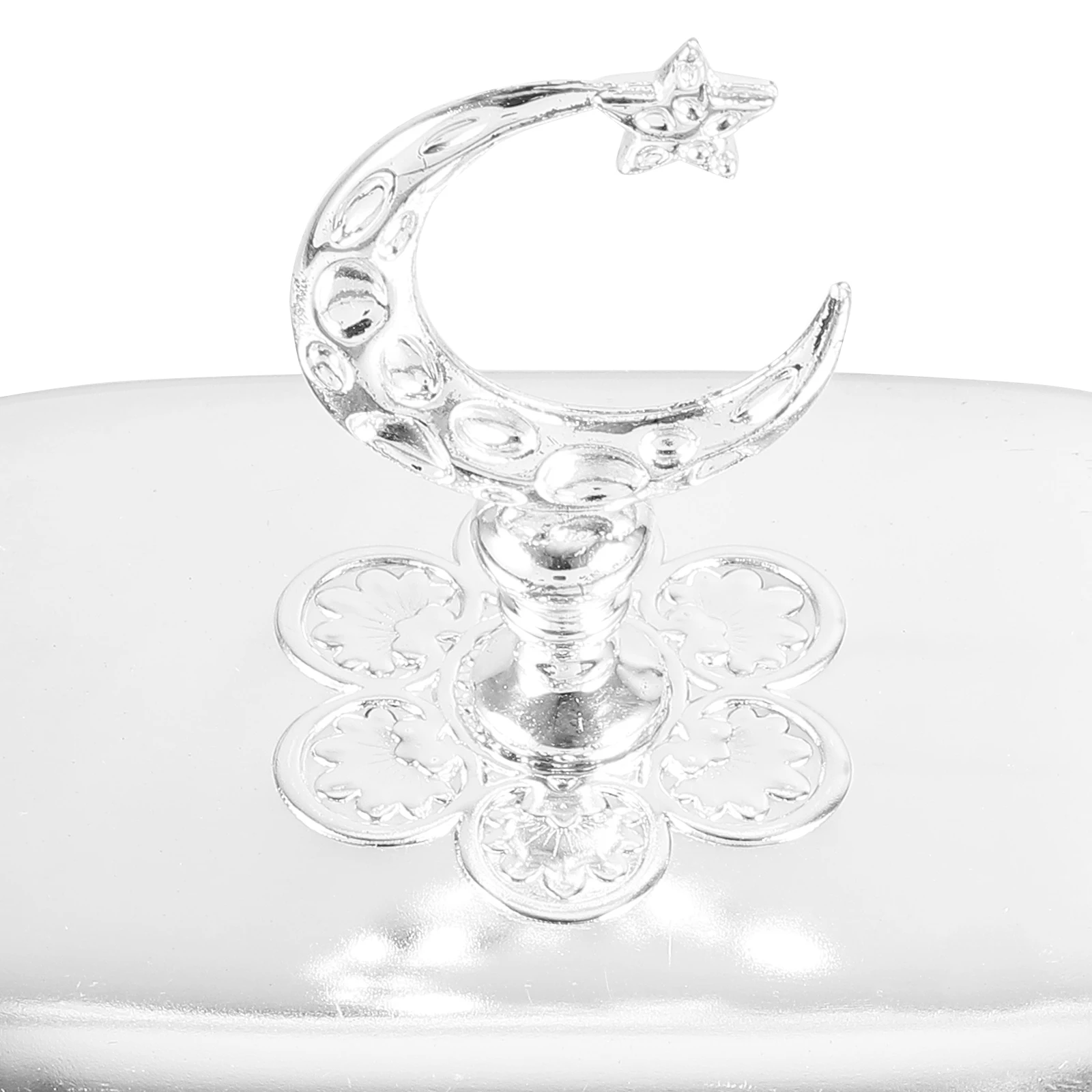 

Vintage Iron Butter Dish Cover Home Party Banquet Restaurant Retro Silver Smooth Cleaning Kitchen Cheese Box Container Holder