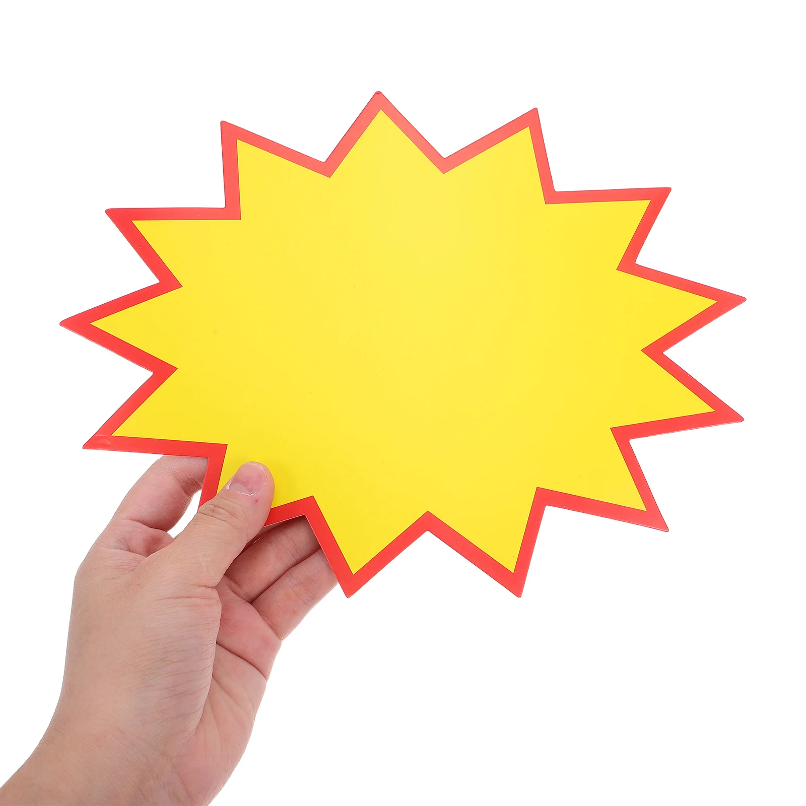 30pcs Explosion Sign Sticker Blank Advertising Paper Supermarket Price Tag Eco Friendly Safe Long Term Use Home Office