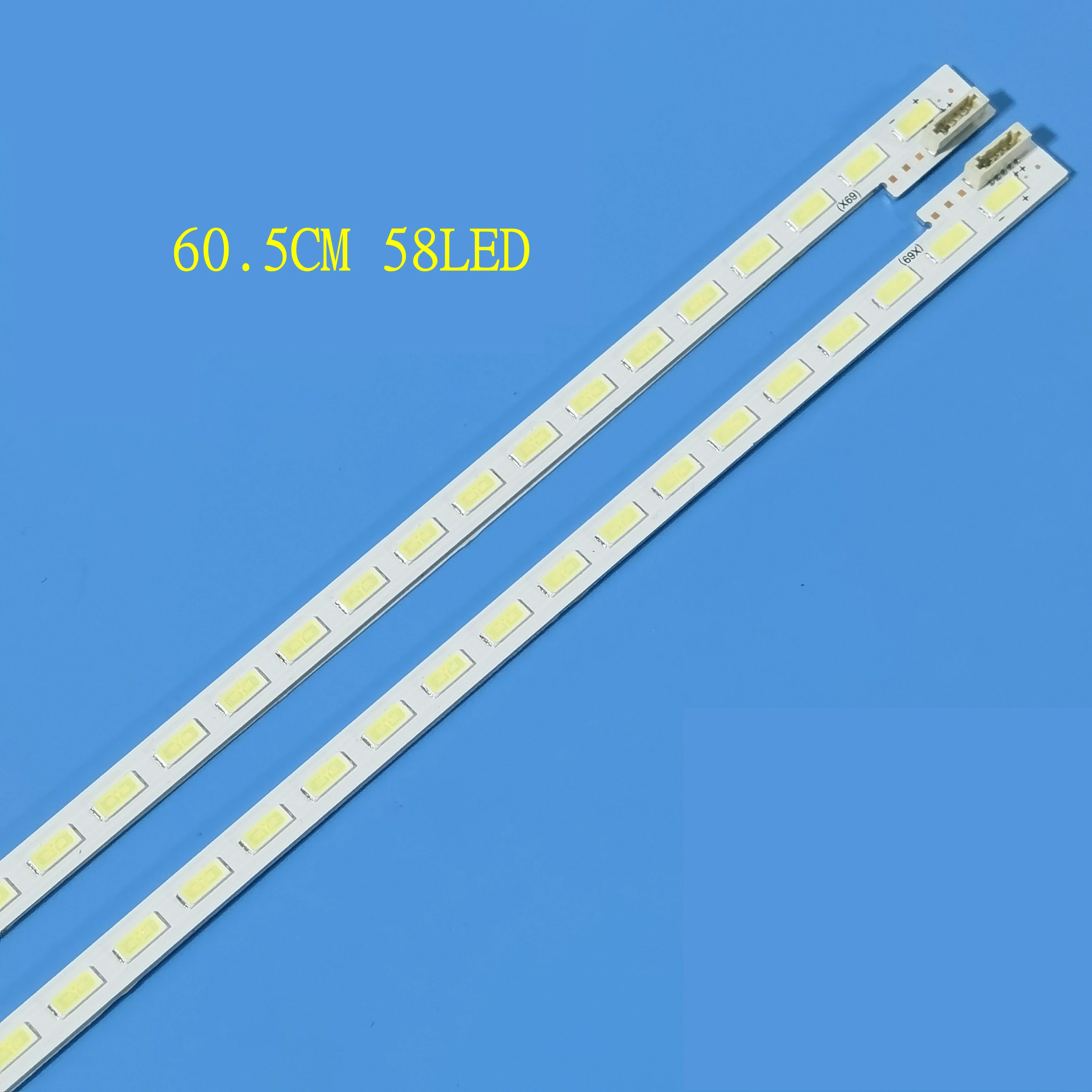 

FOR LJ64-03374A LJ64-03374B SLED 2012SLS55 7030 LED Strip KLV-55EX630 KDL-55EX645 KDL-55HX750 LTY550HQ04 60.5CM 58LED