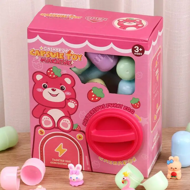 Máquina de garra para crianças diversão ovo torção máquina brinquedos cápsula surpresa presente brinquedo de natal para crianças máquina de boneca de natal
