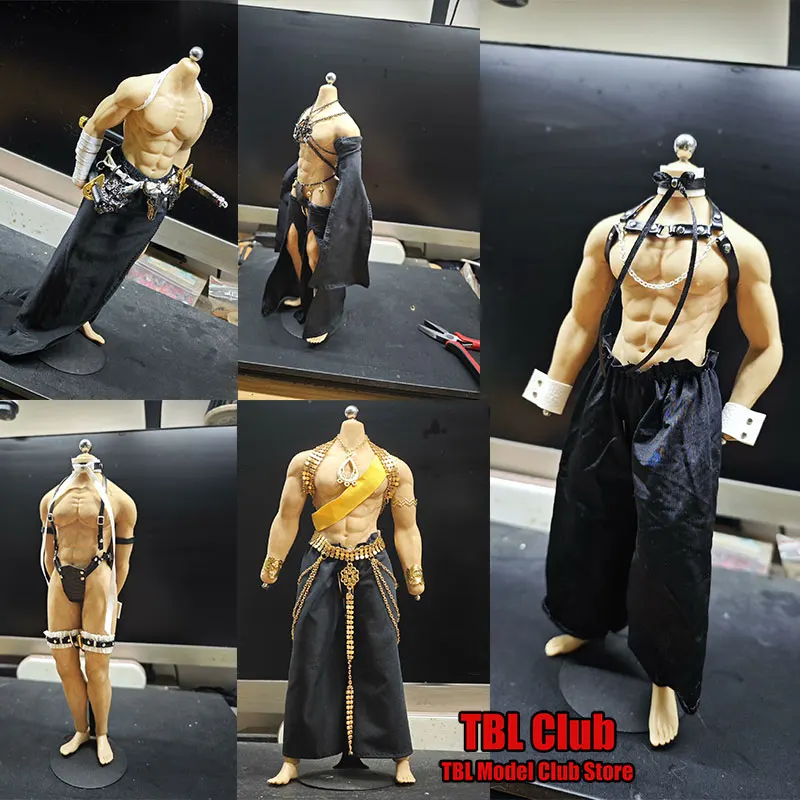 

In Stock 1/6 Scale Male Soldier Sexy Bow Tie Leather Strap Cosplay Rabbit Clothes For 12inch Action Figure Doll