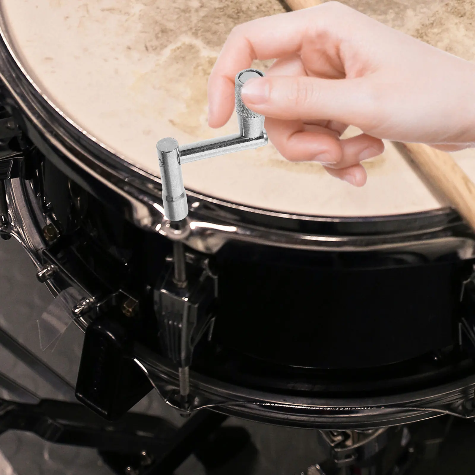 

Key Metal Drum Key Sturdy Durable Drum Wrench Tool For Percussion Tuning Drummers Repairing Use