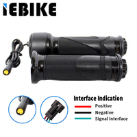 Electric Ebike Twist Throttle Scooter E-Bike Gas Handle 24V 36V 48V 60V 72V Bafang Accessories for Electric Bicycle Motor BBSHD