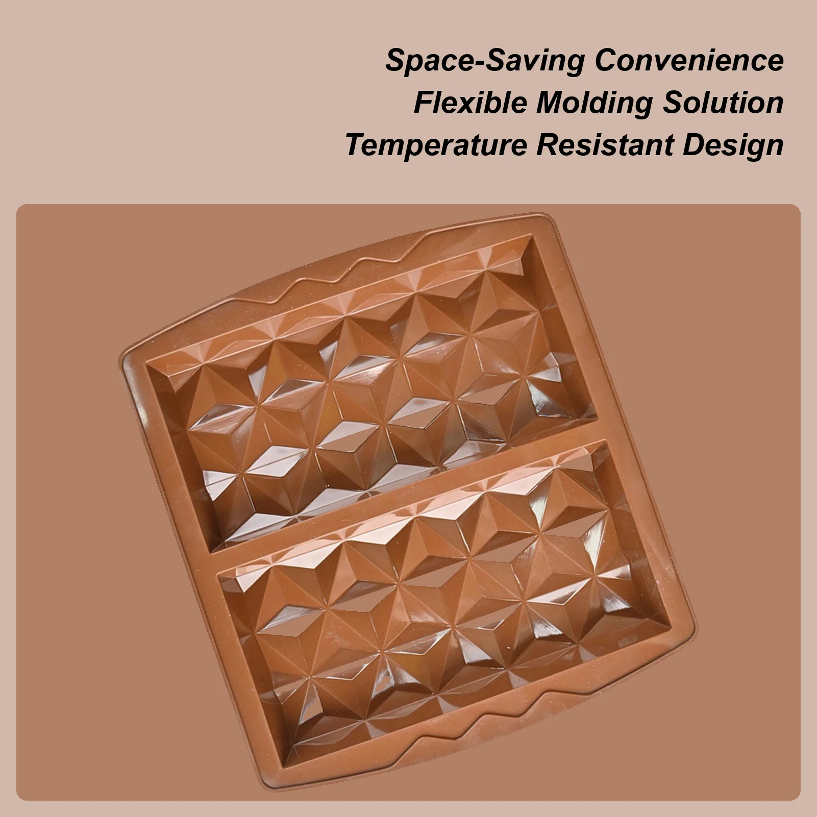 

Silicone Chocolate Bar Mold Silicone Baking Tool Multifunctional Snack Moulds For Oven Microwave Chocolate Dessert Cookie Jelly