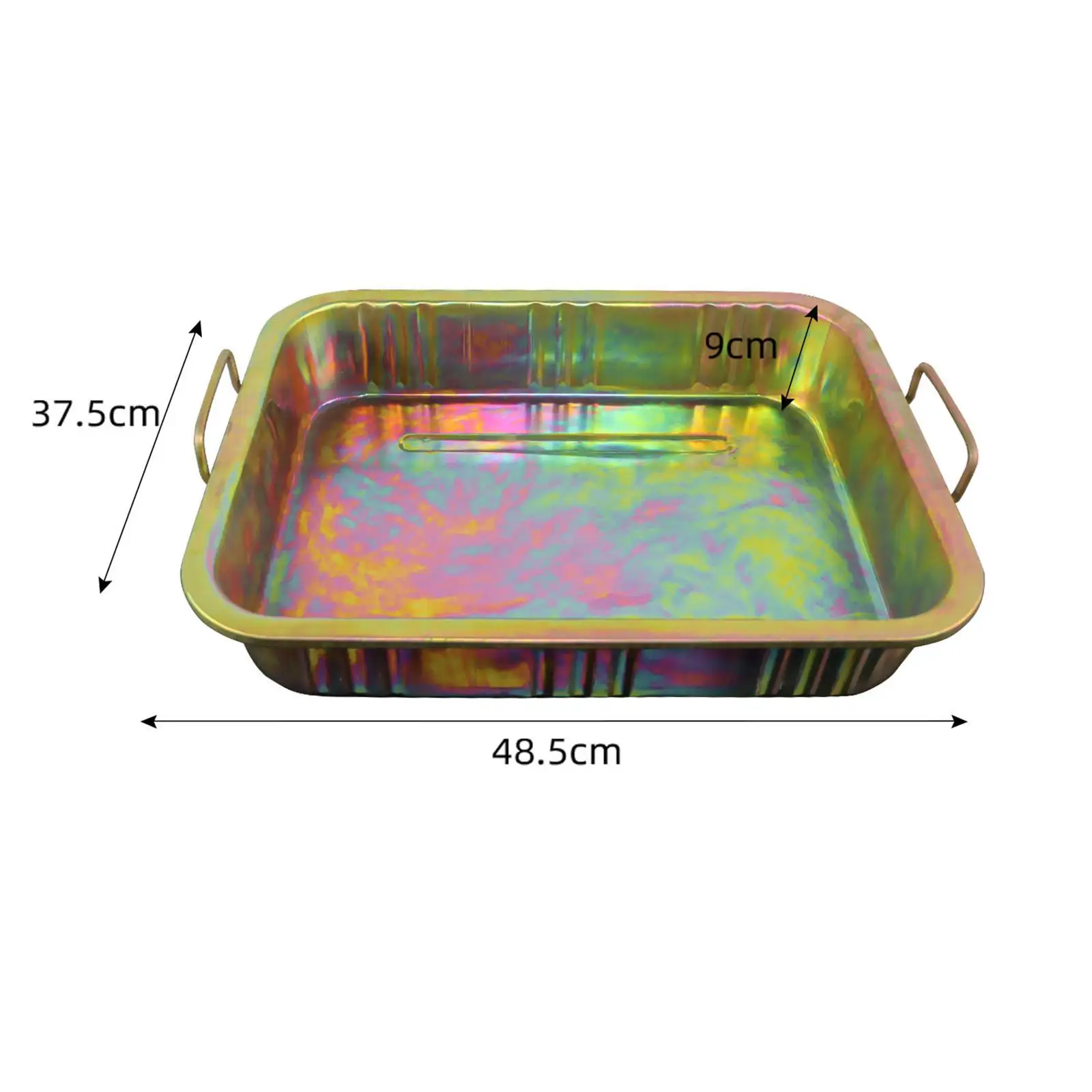 Oil Drain Pan Heavy Duty Practical Durable Waste Engine Oil Collector Oil Change Pan for Motorbike Truck Vehicle Supplies