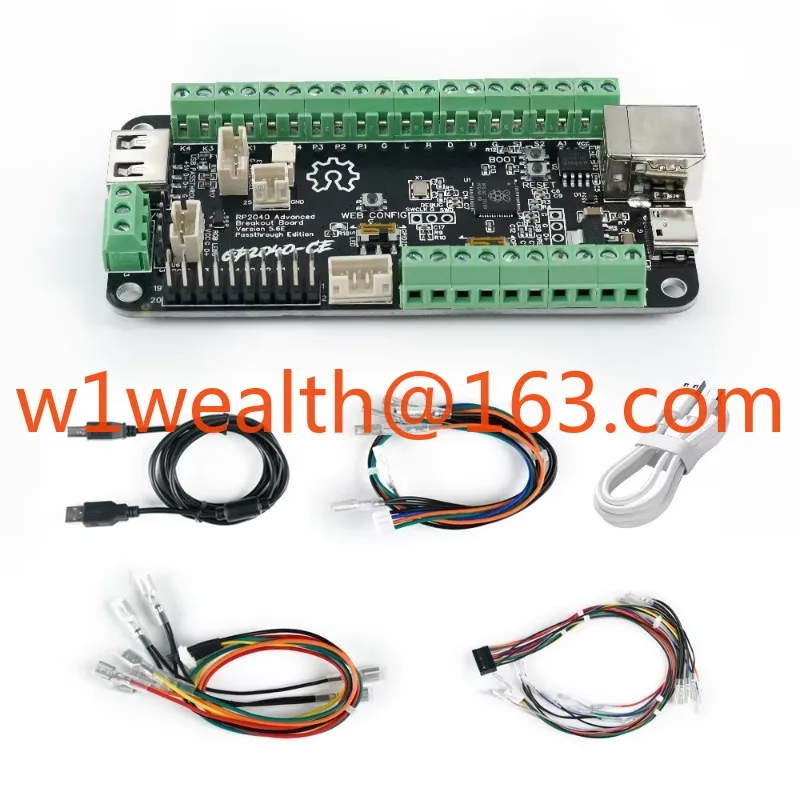 

V5.6E RP2040 Advanced USB Direct Through Microgram Battle Board for PS5/PS4/PC DIY Battle Stick Arcade Strike Box