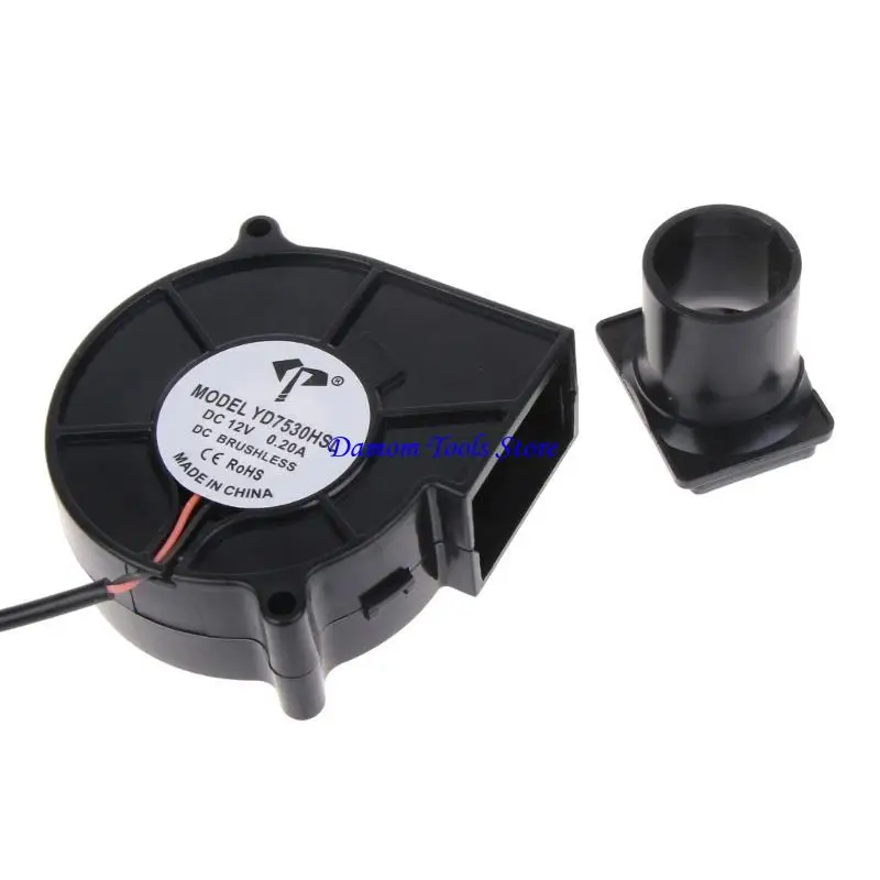 57BE BBQ Fan Cooking Camping Blower Starter 12V 0.2a Stove Fans High Air Compans 3700 دورة في الدقيقة DC12V 0.2A