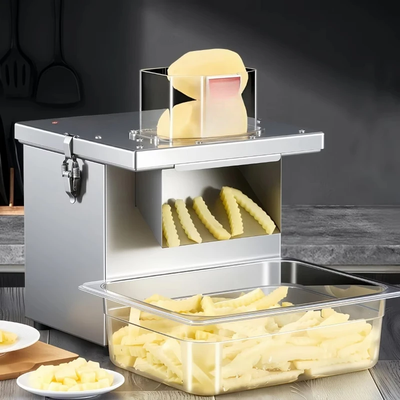 300Kg/h Carrot shredder Potato slicer Multifunctional 5-in-1 Electric fruit and vegetable cutter Kitchen