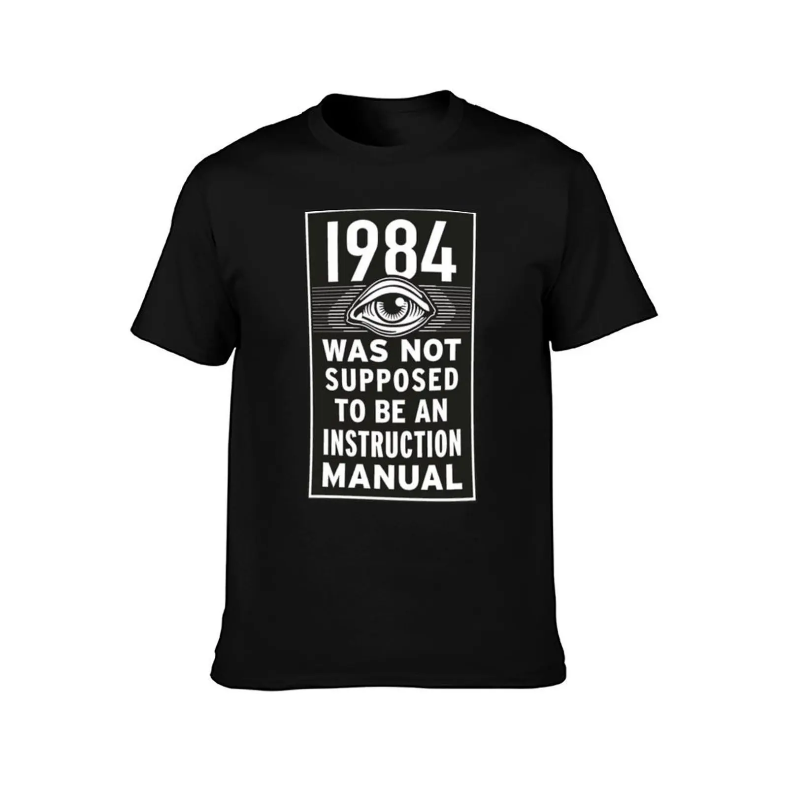 1984 Instruction Manual T-Shirt Regular Fit Plain Tee Shirt