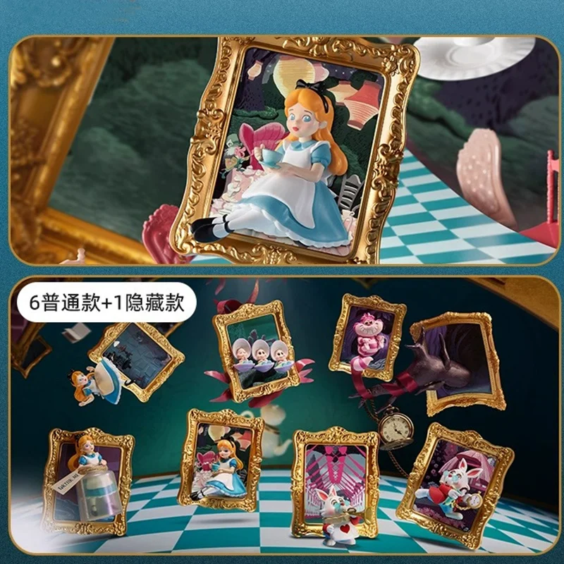 

Disney Alice Art Museum Series Blind Box Princess Ornaments Decorative Trend Toys Cute Girl Birthday Gift