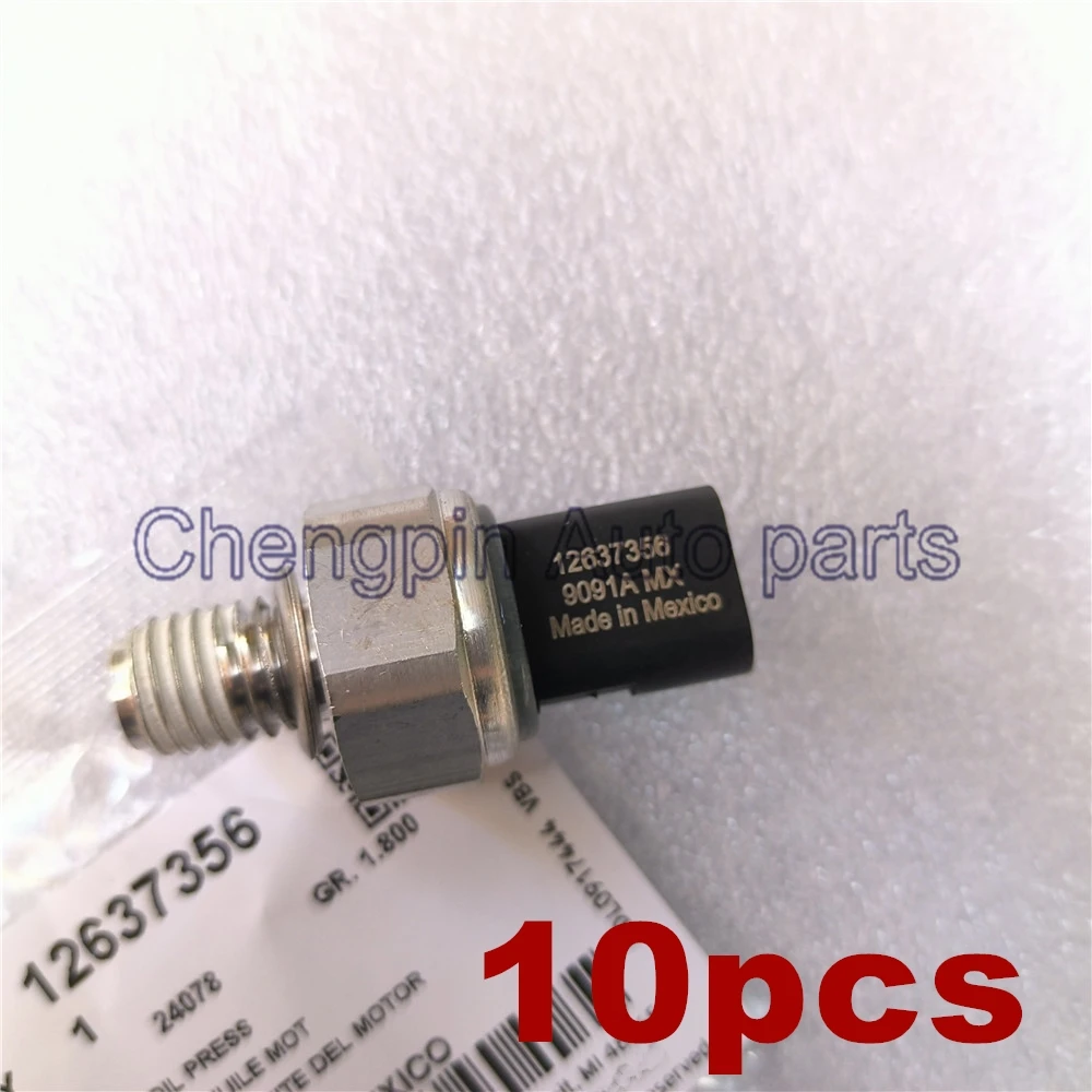 

10X Engine Oil Pressure Sensor 12637356 For BUICK CASCADA ENCORE CADILLAC ATS CTS CHEVROLET CAMARO SPARK TAHOE VOLT GMC YUKON