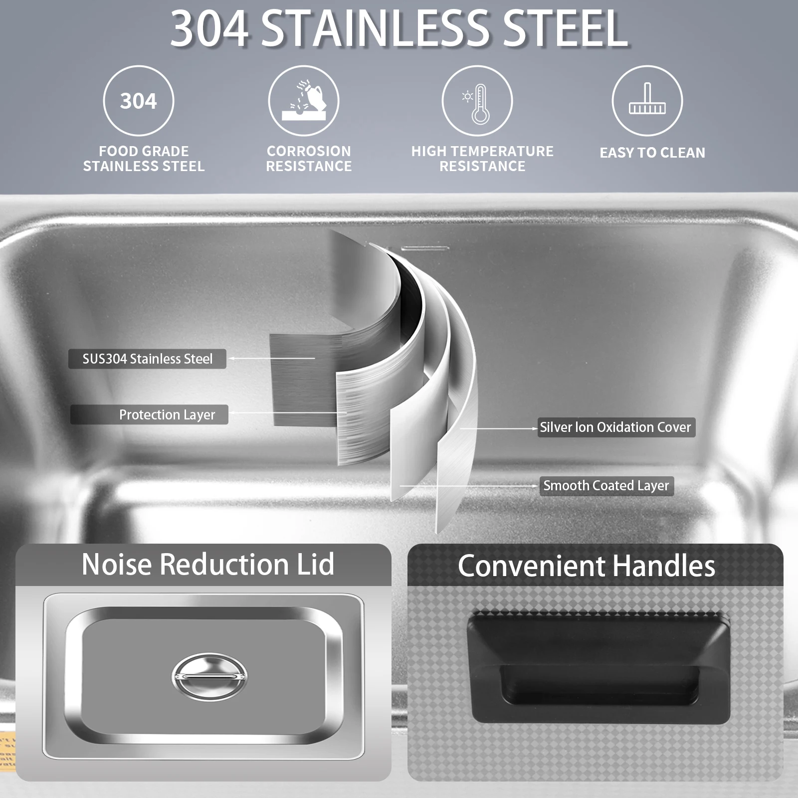 Limpador ultrassônico ACMESONIC 30L com aquecedor Degas Limpeza sônica para peças de joias de laboratório Bicicleta Moeda Dental
