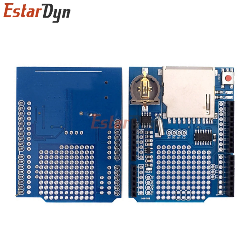 Estardyn UNO Data Logger Shield, SD Card Logging Recorder Module V1.0 for Sensor Monitoring