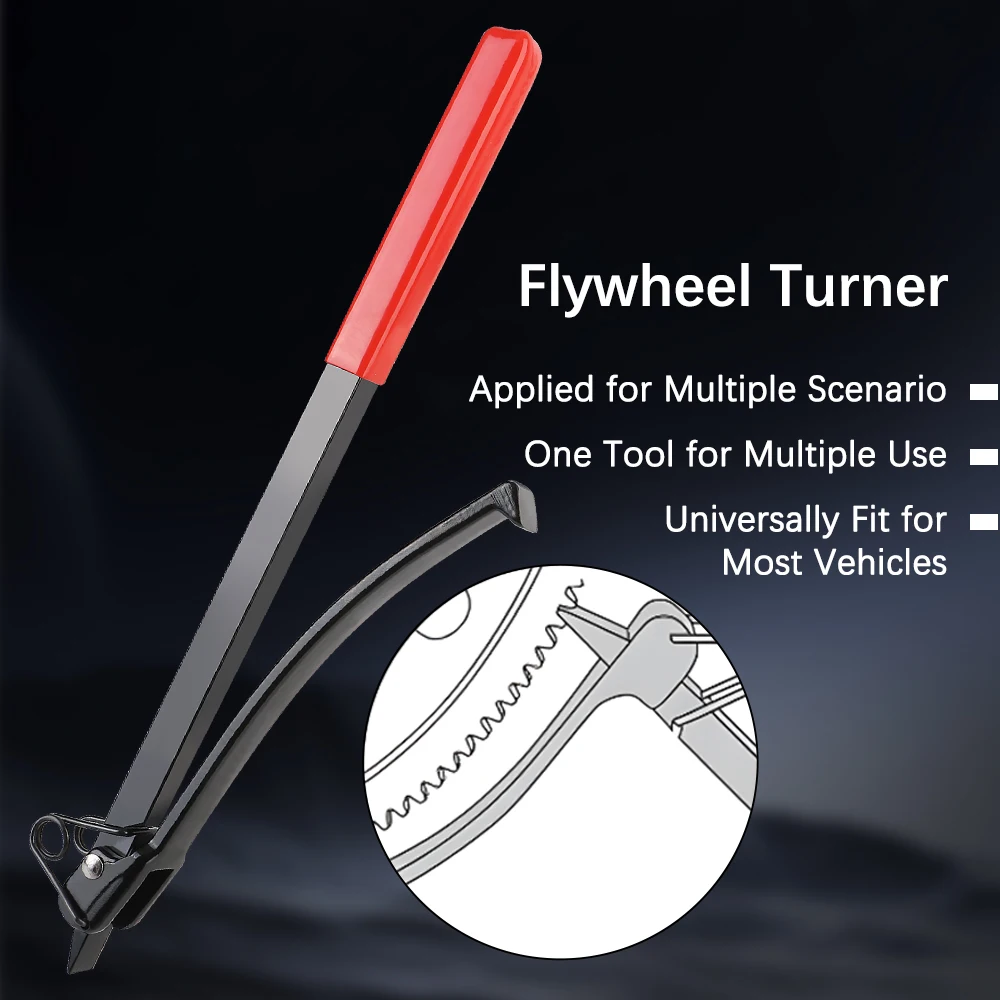 Car Repair Tool Universal Engine Speed Control Wheel Flywheel Turner Wrench Replace Timing Belt Rotating Wrench Tool 2002023