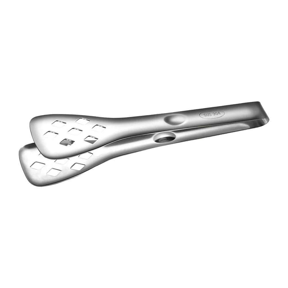 

Stainless Steel Kitchen Serving Clip Steak Clamp Bread Barbecue Clip Kitchen Serving Tong Easy Clean Smooth