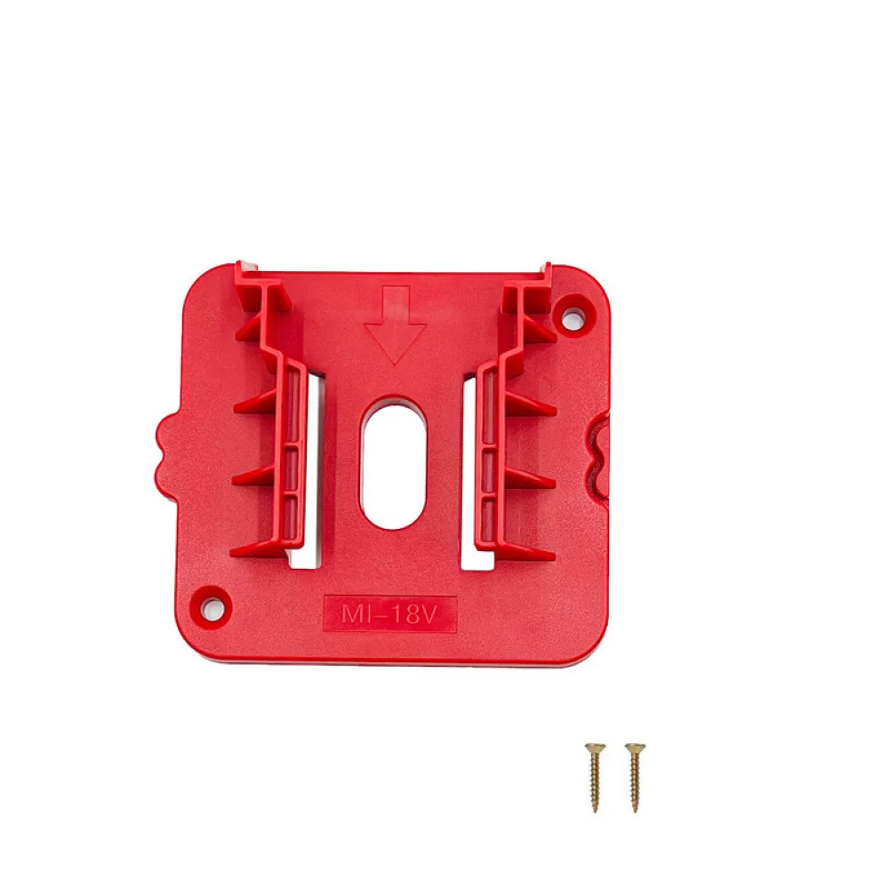Storage Dock Holder For Milwaukee M18 18V Battery Wall Mount Organizer Fixed Rack Stand Base Tool Accessory Solution