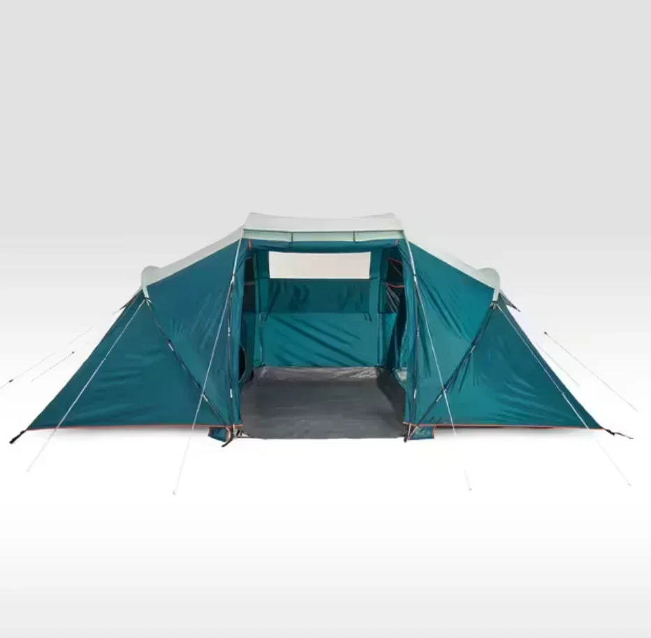 OEM three rooms large capacity 4 people for entertainment and rest waterproof rainfly weather protection outdoor camping tents