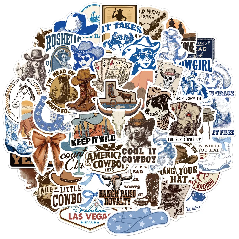 50PCS Creative Blue…