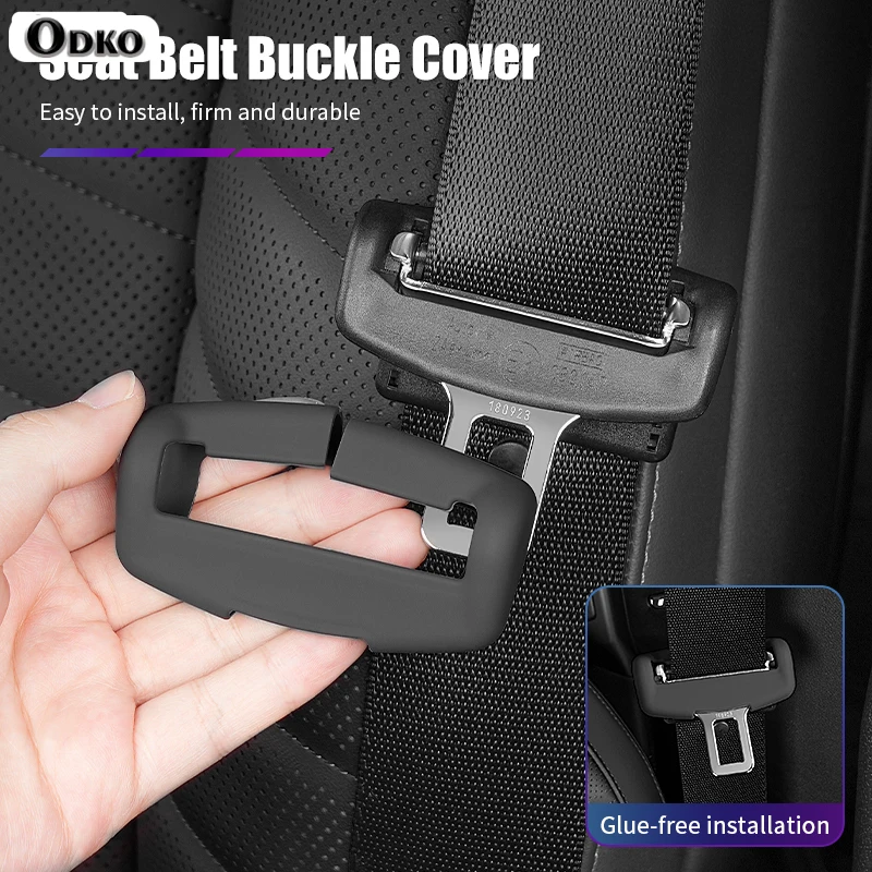 Front Rear Car Seat Belt Buckle Clip Protector Silicone Seat Belt Cover Interior Accessories For BMW 5 Series G60 X1 X2 U10 U11