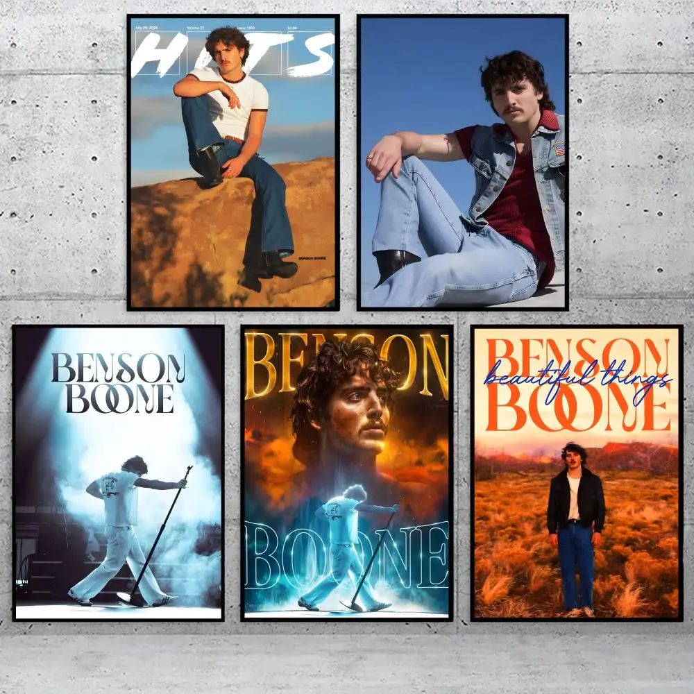 

Singer B-Benson Boone Poster Living Room Bedroom Canvas Wall Art Print Mural Home Decor Gift Unframed Decoration