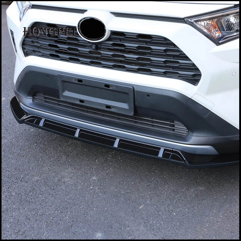 

Для Toyota RAV4 RAV 4 2019-2023 передний бампер, диффузор для губ, комплект кузова, защитная крышка, накладка, автомобильные аксессуары, Стайлинг