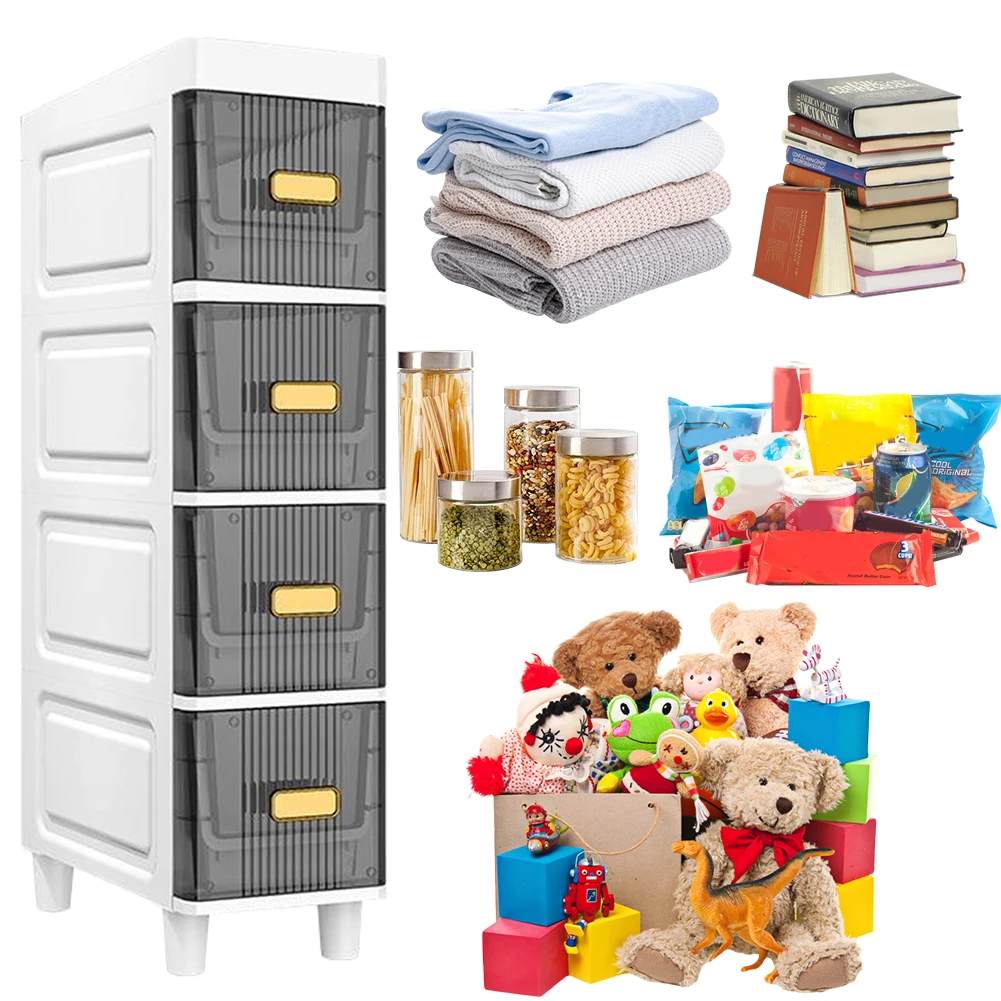 Armoire de rangement de salle de bain étanche à 4/5 niveaux, conception compacte pour les petits espaces, organisation de chambre à coucher et de toilettes