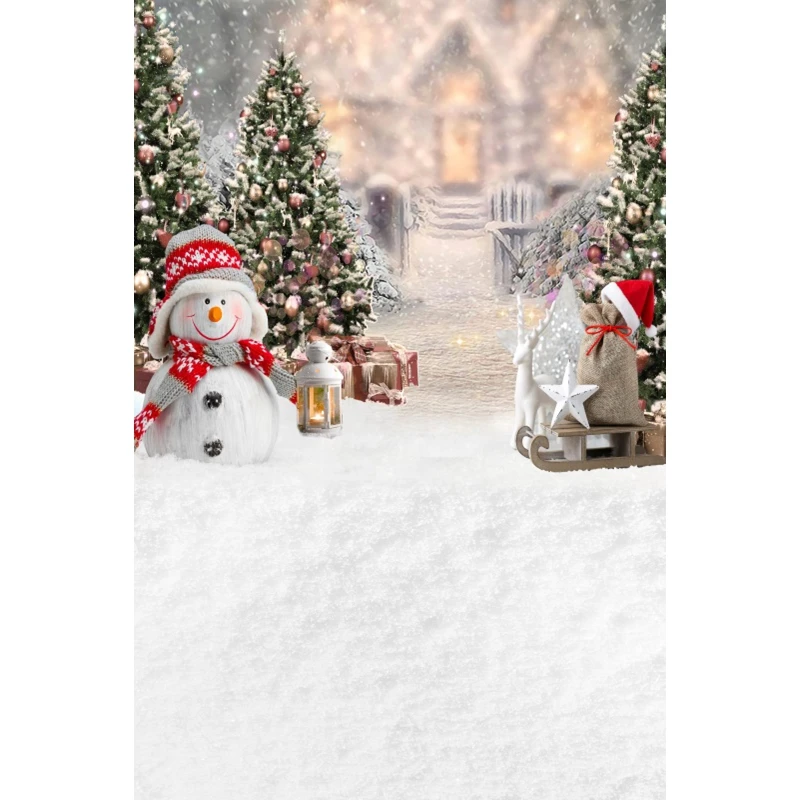 사진 촬영용 크리스마스 배경, 겨울 크리스마스 트리 눈 헛간 나무 바닥 창 벽난로 배경, 초상화 사진 스튜디오 소품