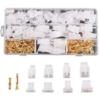 380PCS 2.8mm Automotive Connector Kit 2 3 4 6 Pin Automotive Electrical Wire Connectors Kit for Motorcycle Motorbike Car Truck