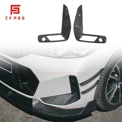 Carbon Fiber Front Bumper Fog Lamp Cover Trims For BMW 3 Series G20 LCI Front Fog Lamp Cover Accessories