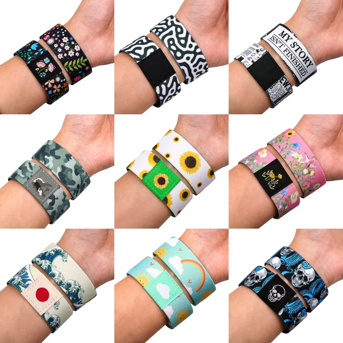 يقتبس الأساور المرنة سوار للنساء الرجال الصداقة سوار الأزياء التبعي هدايا الأصدقاء #1