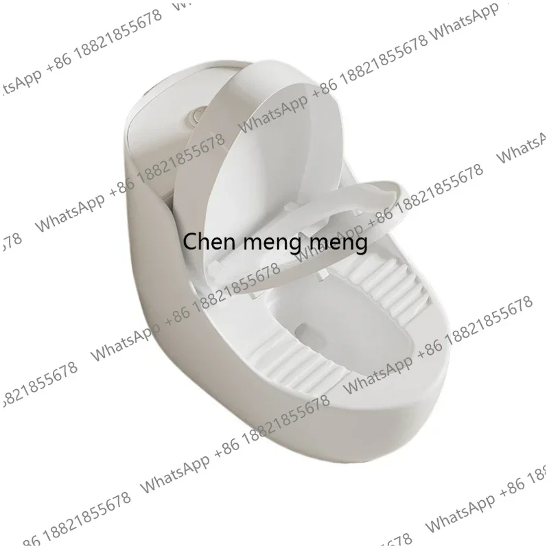 

Z136Egg-shaped semi-squatting dual-purpose integrated toilet household flushing siphon sitting toilet squatting pit change toile