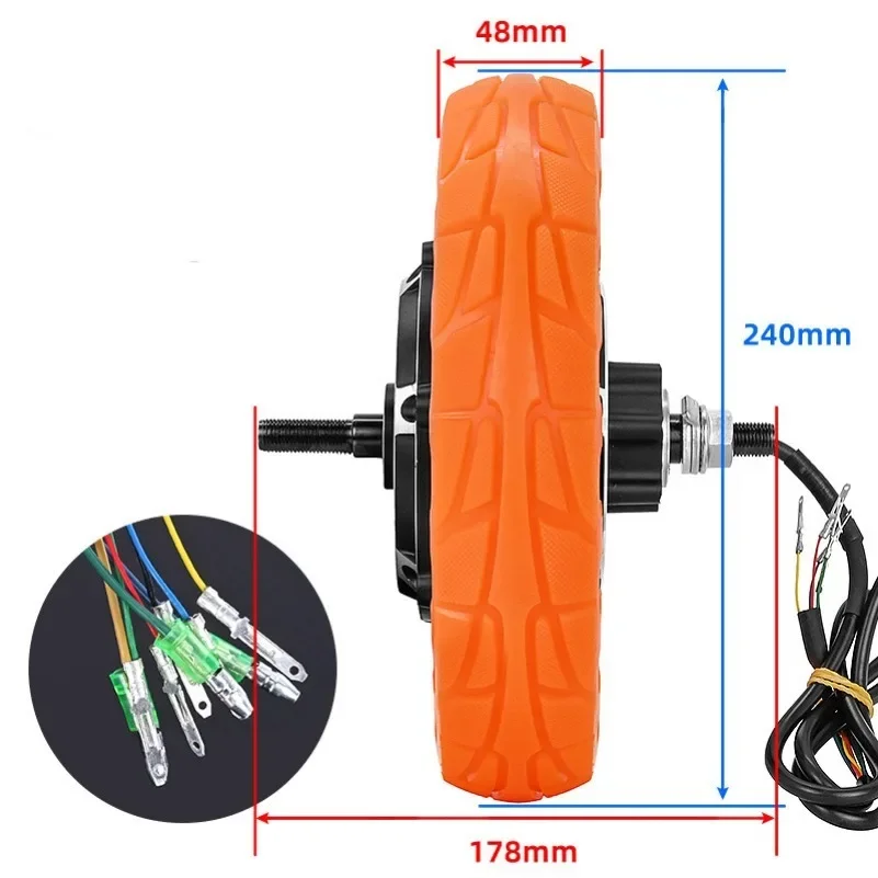 For 10 inch kugoo m4 electric scooter motor wheel shock absorber tire honeycomb non-slip wear-resistant balance car  drive