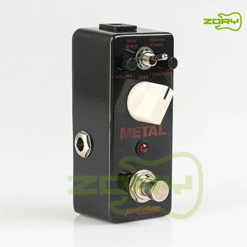 AROMA AHOR-5D HOLY WAR Metal Distortion Mini Analogue Effect True Bypass+Free Connector