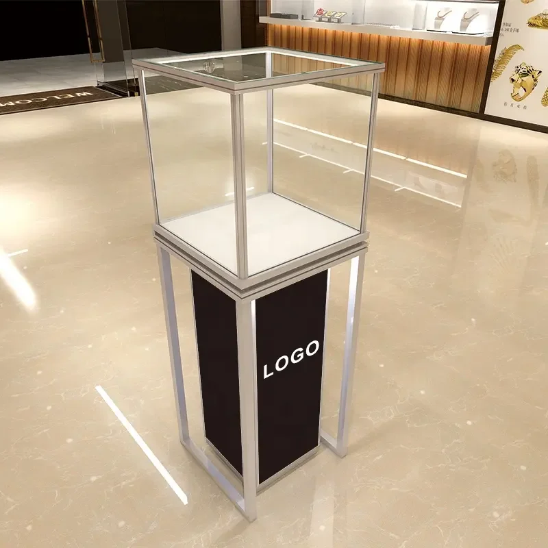 

Custom high quality luxury jewelry showcase display cabinet jewelry counter for jewelry store display