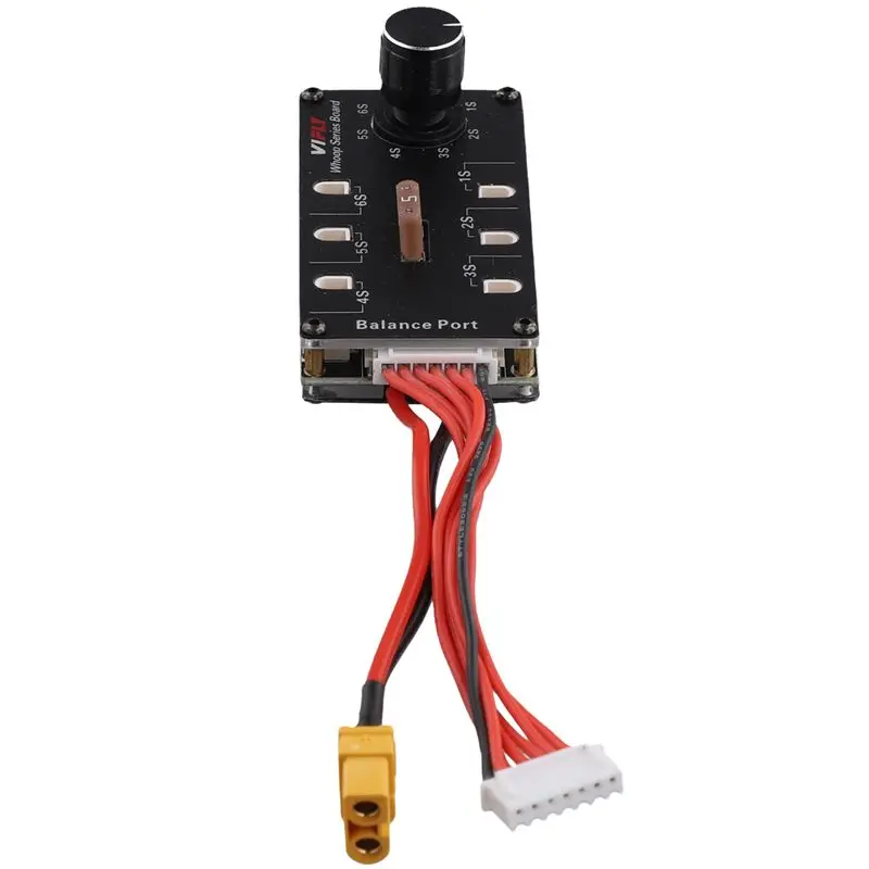 Y45A-VIFLY Whoop Series Board Balance Charging Board 6 Port 1S LIPO Battery XT60 Input For PH2.0 BT2.0 1S FPV Tinywhoop