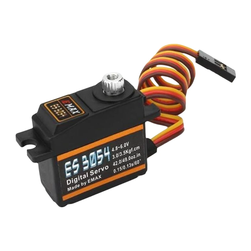 ES3054 Servo Metal Gear Digital Servo 4.8V-6.0V for RC Airplane Fixed-Wing Drone Upgrade Parts
