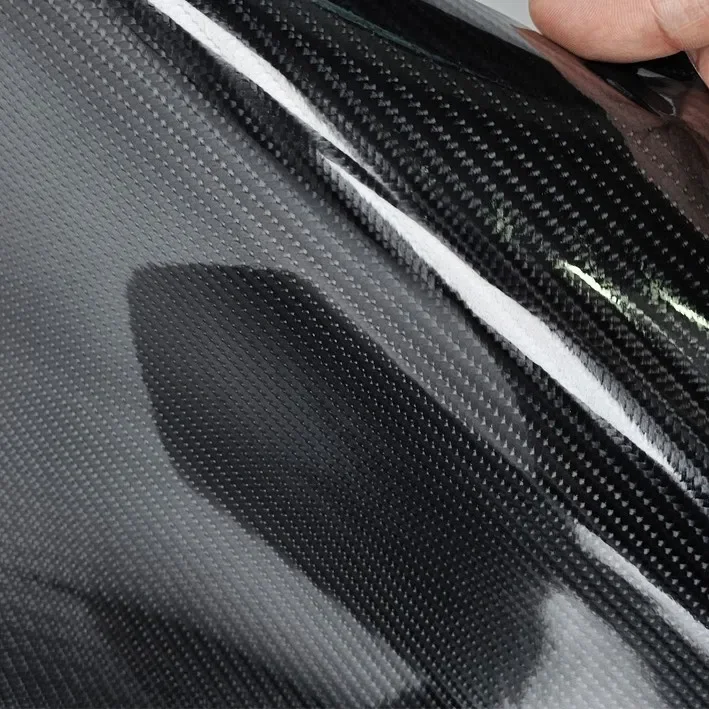 2025 Best Seller Manufacture Stretched Automotive Stickers TPU PPF Color Carbon Fiber Car Wrap Film for Paint protection