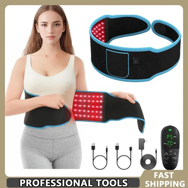 

Red ＆Infrared Light Therapy Belt 850nm 660nm LED Beauty Devices Fo Wrap Burn Fat Face Wrap Slimming Waist Heat Pad Full Body