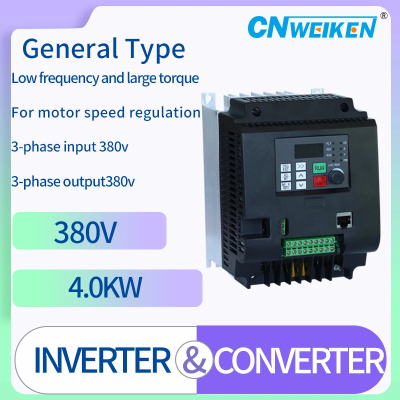 380V 7.5KW 11KW Three Phase input and 3 Phase Output Frequency Converter / Adjustable Speed Drive / Frequency Inverter / VFD