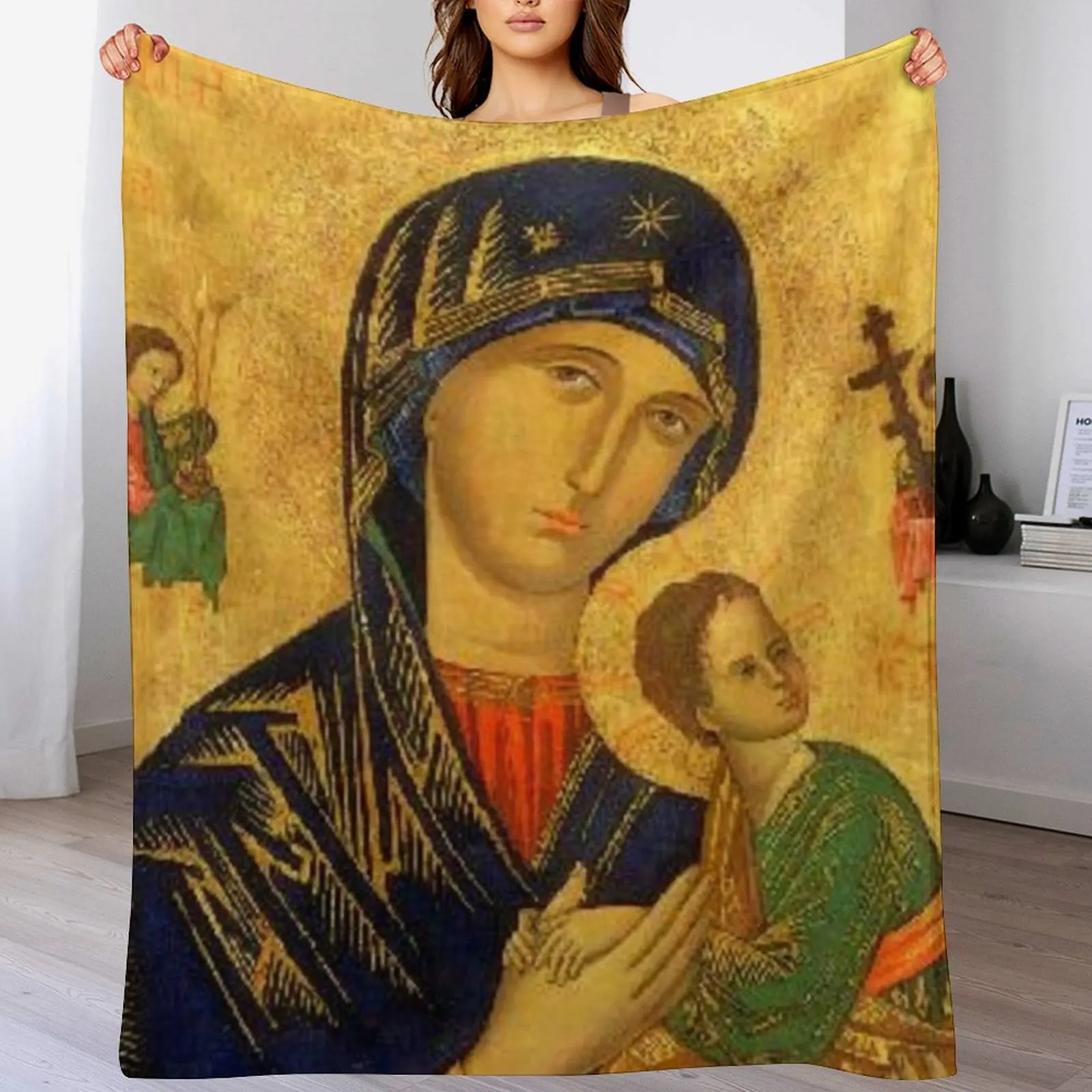 

Our Mother of Perpetual Help Throw Blanket